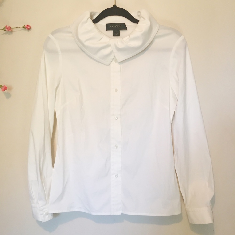 ST. JOHN button down blouse